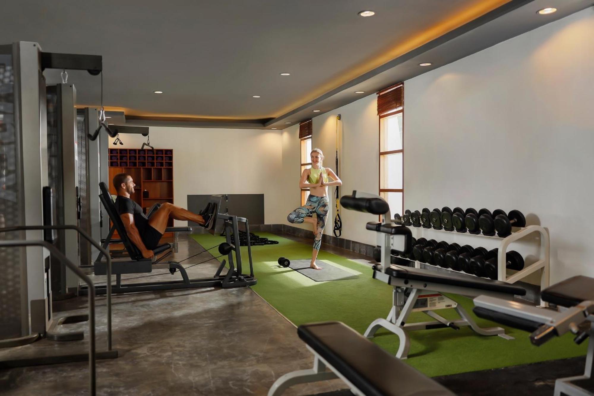 Nusa Dua Beach Hotel And Spa - Handwritten Collection Esterno foto The gym at the hotel